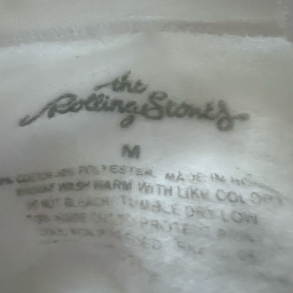 Urban Outfitters The Rolling Stones Distressed Sweatshirt Lips Licks size M New - Picture 8 of 8